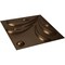 Ekena Millwork 19 5/8in. W x 19 5/8in. H Acacia EnduraWall Decorative 3D Wall Panel Covers 2.67 Sq. Ft. WP20X20ACCAB - alternate 5